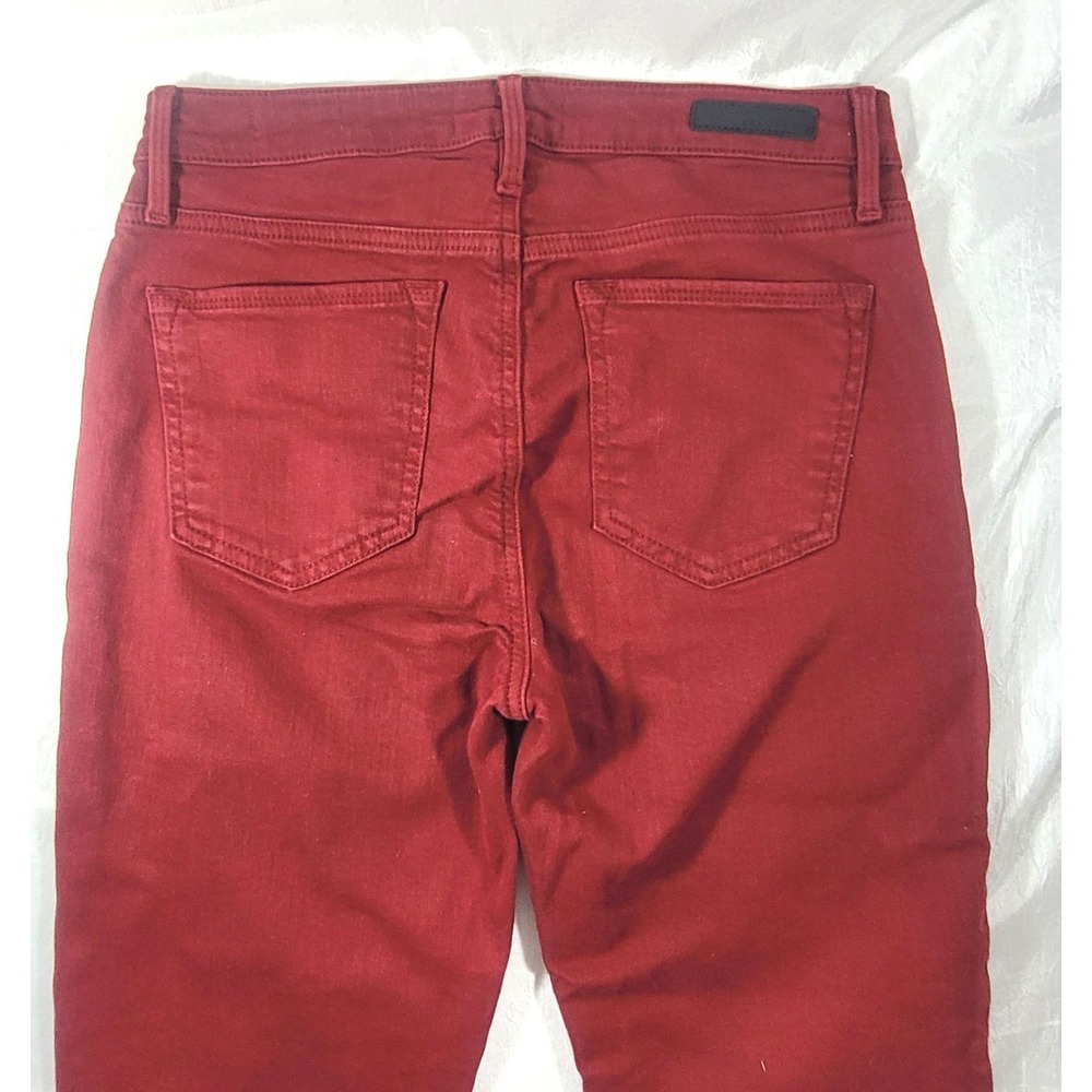 Sanctuary Denim Social Skinny Standard Rise Red Garnet Jeans - Size 27 - Picture 5 of 6